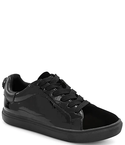Kurt Geiger London Boys' Laney Croco Patent Sneakers (Youth)