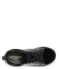 Kurt Geiger London Boys' Laney Croco Patent Sneakers (Youth)