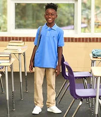 Kurt Geiger London Boys' Laney Leather Lace Up Sneakers (Toddler)