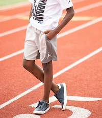 Kurt Geiger London Boys' Laney Leather Slip On Sneakers (Youth)