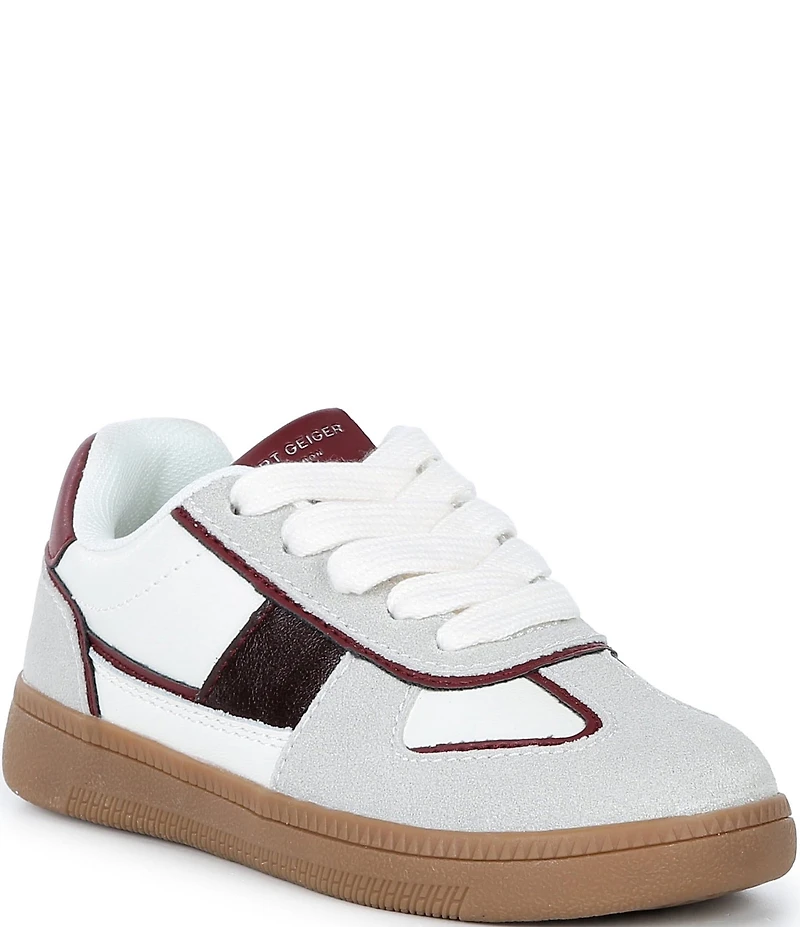 Kurt Geiger London Boys' Lloyd Leather and Suede Sneakers (Youth)