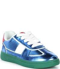 Kurt Geiger London Boys' Lloyd Metallic Leather Sneakers (Youth)
