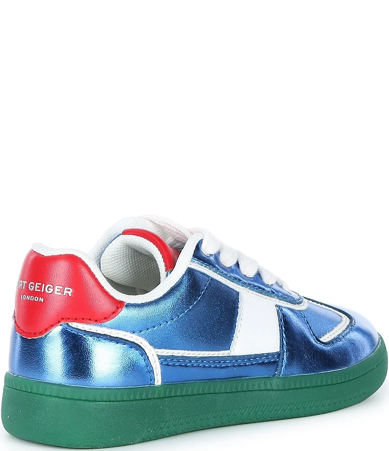 Kurt Geiger London Boys' Lloyd Metallic Leather Sneakers (Youth)