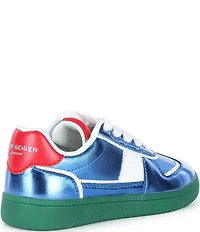 Kurt Geiger London Boys' Lloyd Metallic Leather Sneakers (Youth)