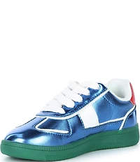 Kurt Geiger London Boys' Lloyd Metallic Leather Sneakers (Youth)