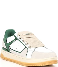 Kurt Geiger London Boy's Southbank Leather and Suede Sneakers (Youth)