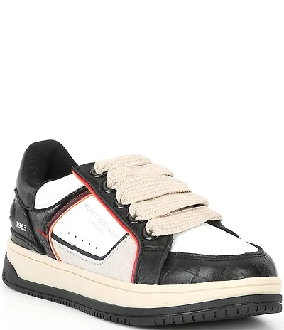 Kurt Geiger London Boys' Southbank Croco Leather Sneakers (Toddler)
