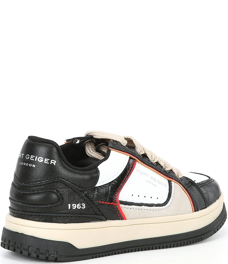 Kurt Geiger London Boys' Southbank Croco Leather Sneakers (Toddler)
