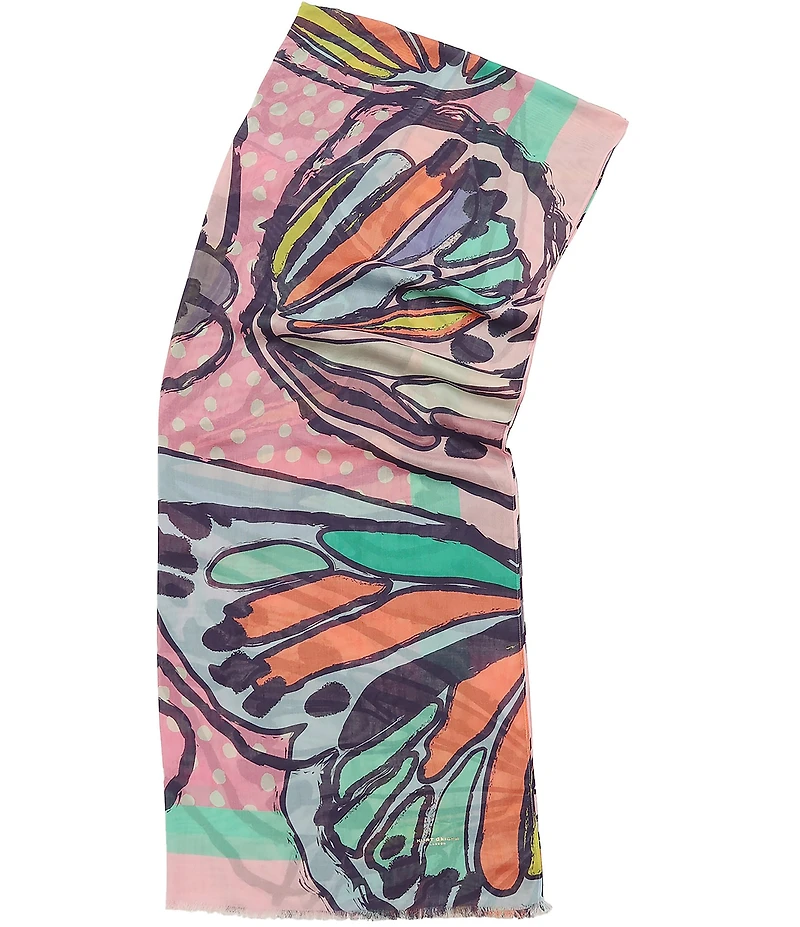 Kurt Geiger London Butterflies Oblong Scarf