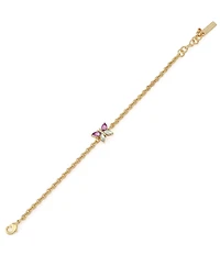 Kurt Geiger London Butterfly Charm Link Line Bracelet