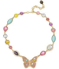 Kurt Geiger London Butterfly Gemstone Collar Necklace