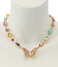 Kurt Geiger London Butterfly Gemstone Collar Necklace