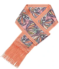 Kurt Geiger London Butterfly Logo Party Skinny Oblong Scarf