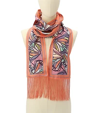 Kurt Geiger London Butterfly Logo Party Skinny Oblong Scarf