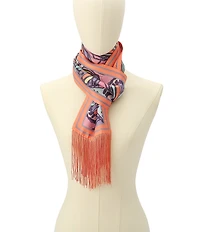 Kurt Geiger London Butterfly Logo Party Skinny Oblong Scarf