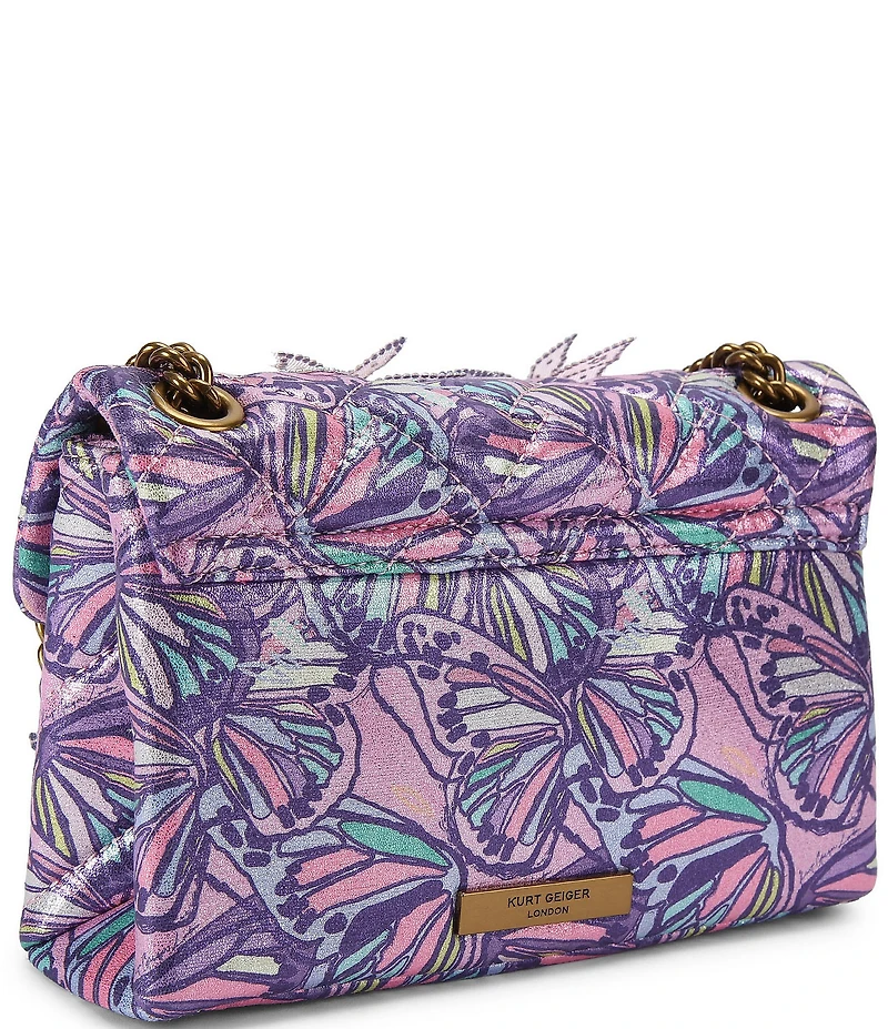 Kurt Geiger London Mini Kensington 3D Butterfly Sequin Crossbody Bag