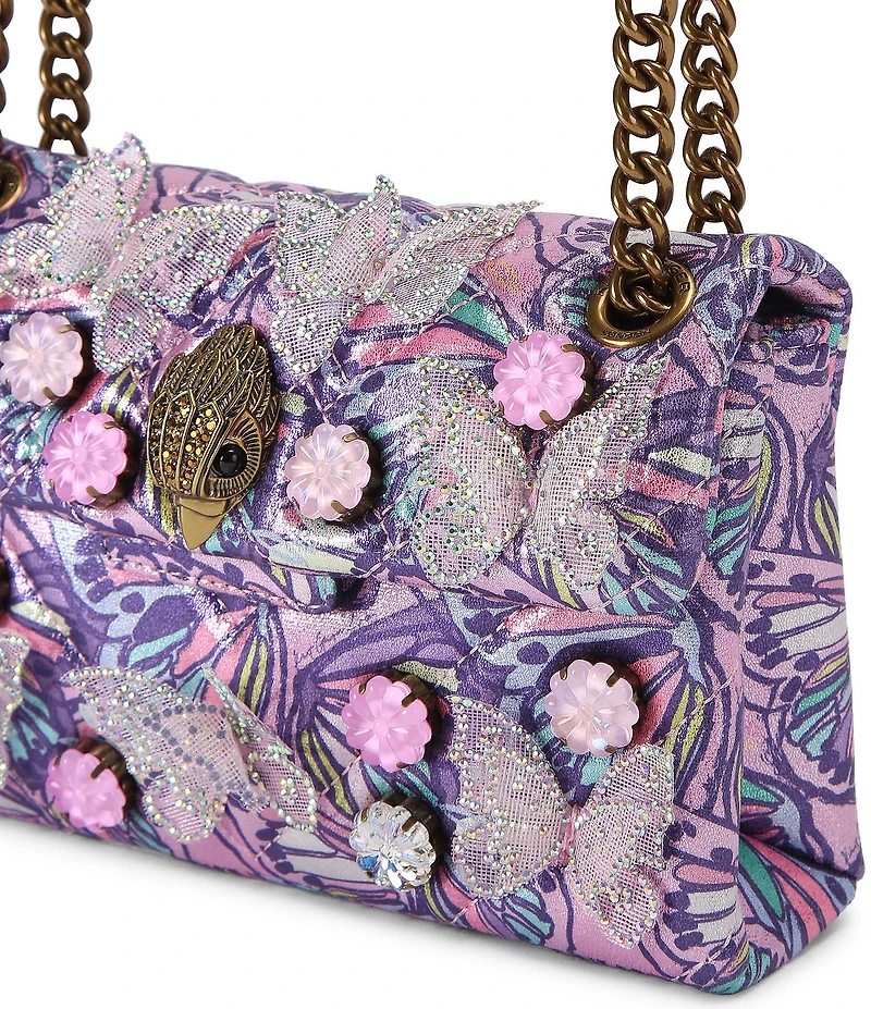 Kurt Geiger London Mini Kensington 3D Butterfly Sequin Crossbody Bag