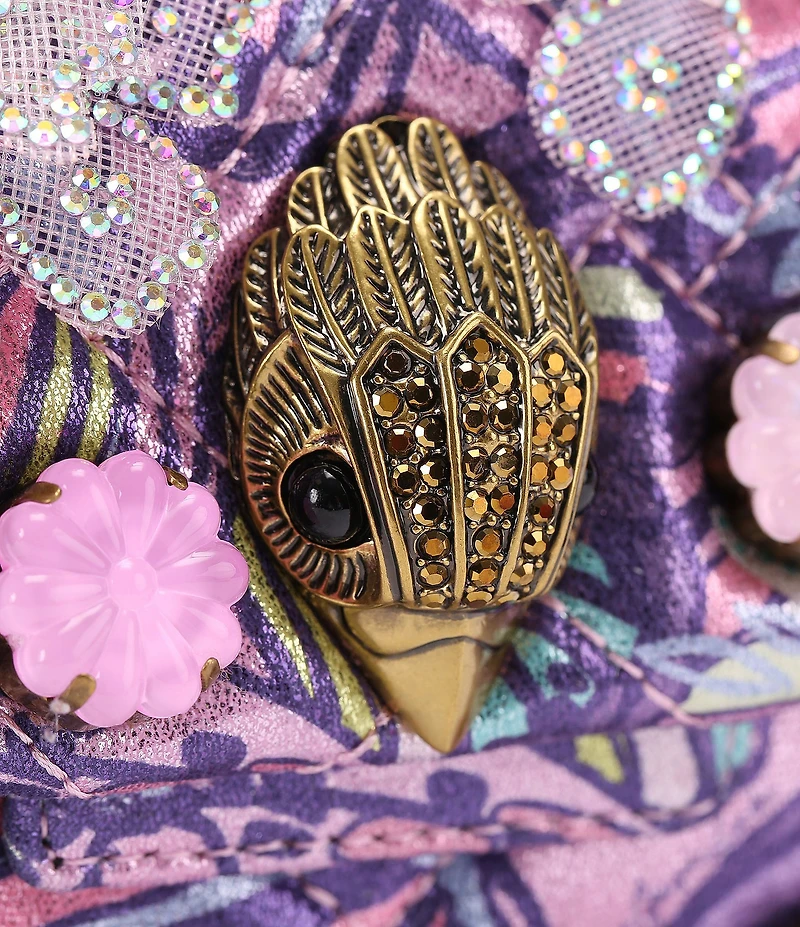 Kurt Geiger London Mini Kensington 3D Butterfly Sequin Crossbody Bag