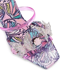 Kurt Geiger London Butterfly Ornament Dress Slide Sandals