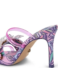 Kurt Geiger London Butterfly Ornament Dress Slide Sandals