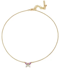Kurt Geiger London Butterfly Short Pendant Necklace