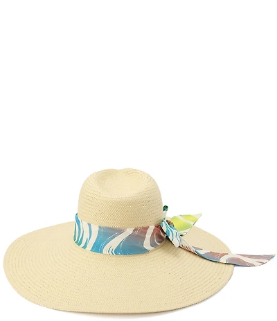 Kurt Geiger London Campaign Straw Fedora Hat