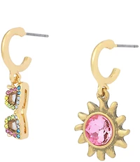 Kurt Geiger London Celestial Sunburst & Sunglasses Mismatch Drop Earrings