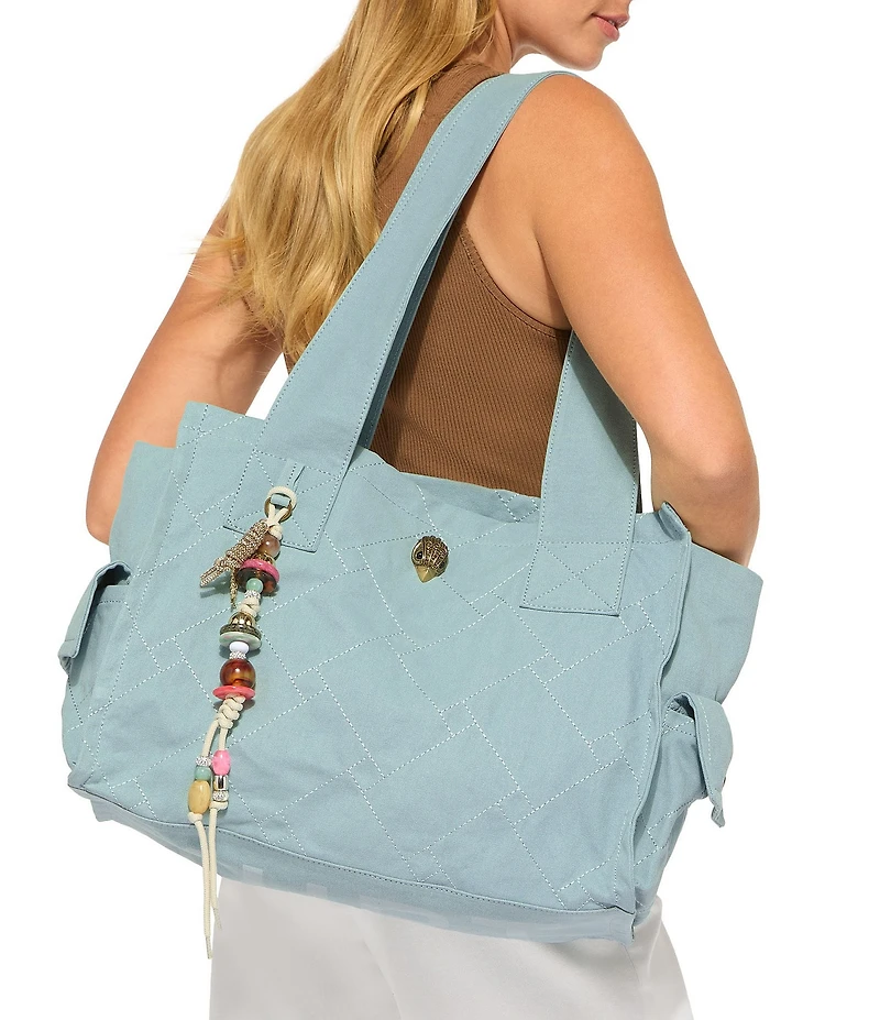 Kurt Geiger London Celia Canvas Tote Shoulder Bag