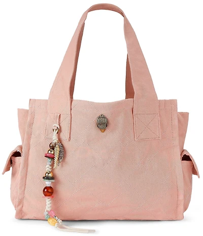Kurt Geiger London Celia Canvas Tote Shoulder Bag