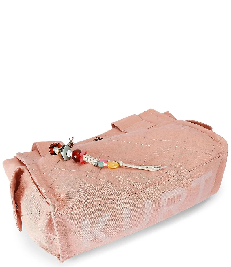 Kurt Geiger London Celia Canvas Tote Shoulder Bag