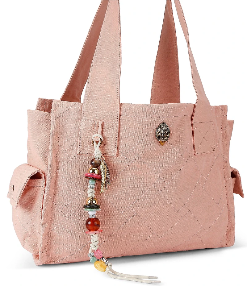 Kurt Geiger London Celia Canvas Tote Shoulder Bag