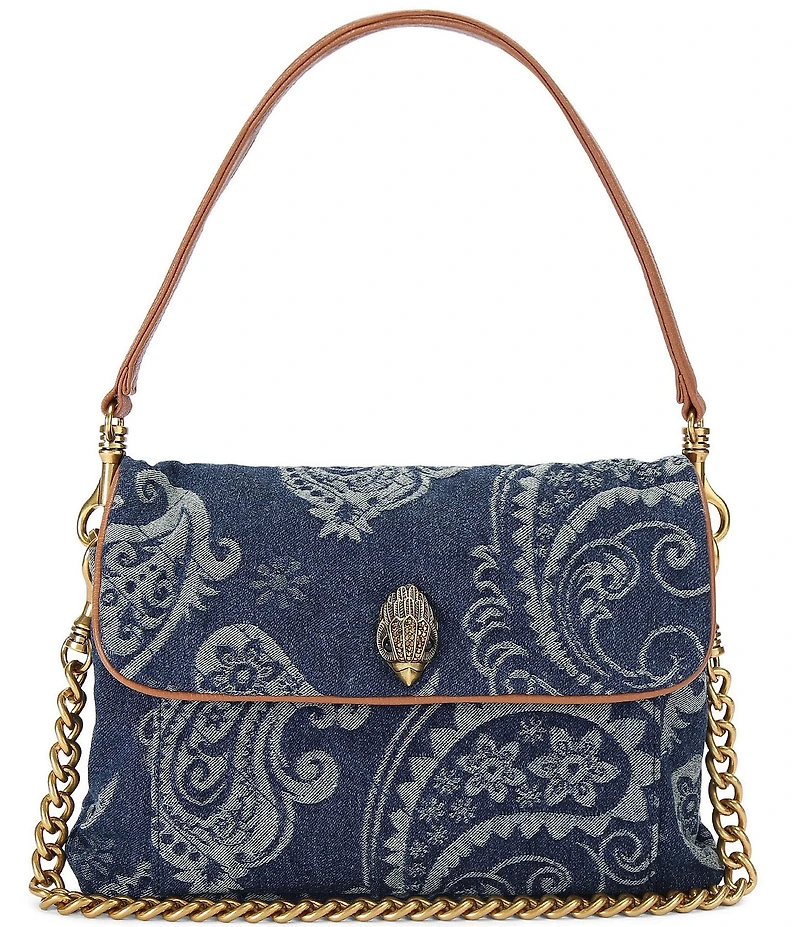 Kurt Geiger London Celia Denim Paisley Shoulder Bag