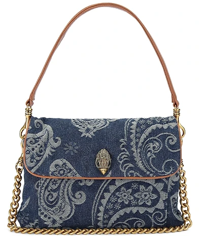 Kurt Geiger London Celia Denim Paisley Shoulder Bag