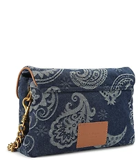 Kurt Geiger London Celia Denim Paisley Shoulder Bag