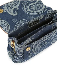 Kurt Geiger London Celia Denim Paisley Shoulder Bag