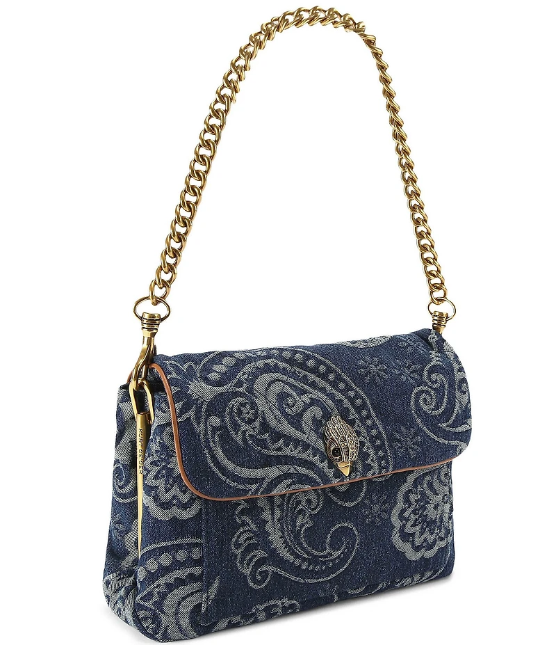 Kurt Geiger London Celia Denim Paisley Shoulder Bag