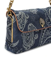 Kurt Geiger London Celia Denim Paisley Shoulder Bag