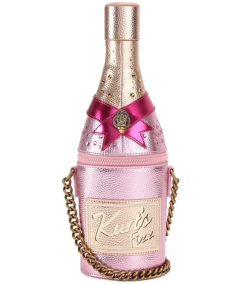 Kurt Geiger London Champagne Bottle Rhinestone Crossbody Bag
