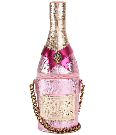 Kurt Geiger London Champagne Bottle Rhinestone Crossbody Bag