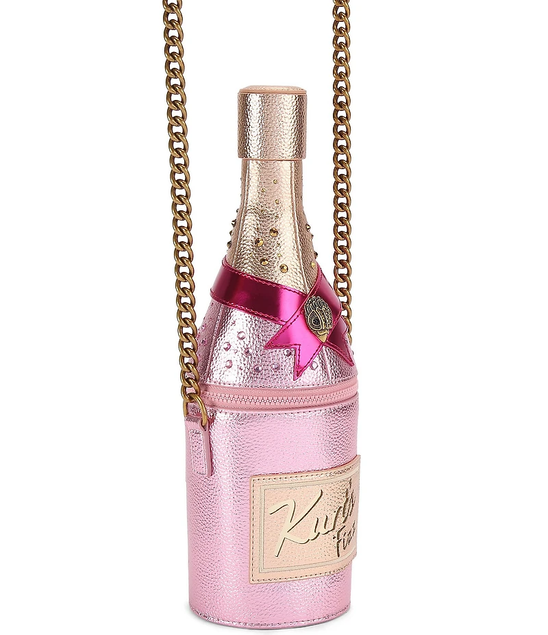 Kurt Geiger London Champagne Bottle Rhinestone Crossbody Bag