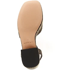 Kurt Geiger London Chelsea Crystal Embellished Logo Ornament Ankle Wrap Platform Pumps