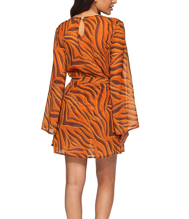 Kurt Geiger London Chelsea Belted Tunic Swim Cover-up