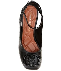 Kurt Geiger London Chelsea Crocodile Embossed Leather Closed Ankle Strap Platform Pumps