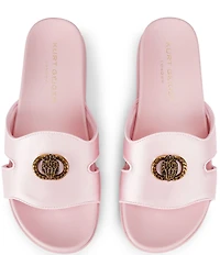 Kurt Geiger London Chelsea Eagle Head Logo Cut-Out Slide Sandals