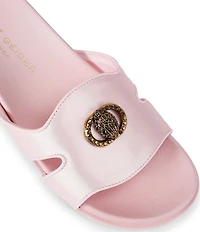Kurt Geiger London Chelsea Eagle Head Logo Cut-Out Slide Sandals