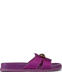 Kurt Geiger London Chelsea Eagle Head Logo Cut-Out Slide Sandals