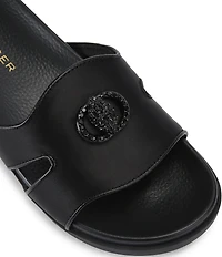 Kurt Geiger London Chelsea Eagle Head Logo Cut-Out Slide Sandals