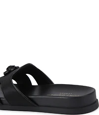 Kurt Geiger London Chelsea Eagle Head Logo Cut-Out Slide Sandals