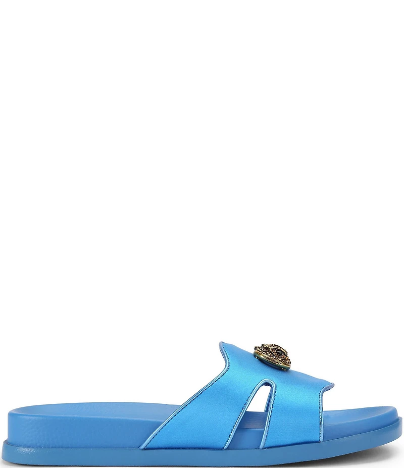 Kurt Geiger London Chelsea Eagle Head Logo Cut-Out Slide Sandals