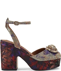 Kurt Geiger London Chelsea Multi Jacquard Platform Pumps